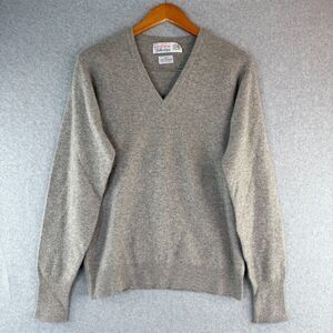 Vintage 'The Scotch House' Pure Cashmere V-Neck Pullover Sweater L Quiet Luxury